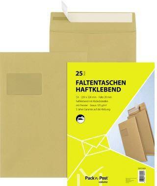 MAILmedia Faltentasche 30002484 C4 hk mF 20mmFalte br 25 St./Pack.