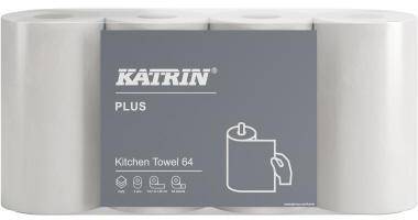 Katrin Plus Küchenrolle 231004 3lagig 64Blatt 4 St./Pack.