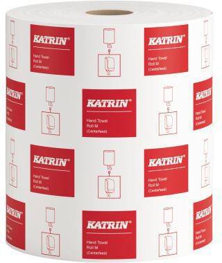 Katrin Handtuchrolle M 485049 1lg 1.000Bl. 20,5x30cm ws 6 St./Pack.