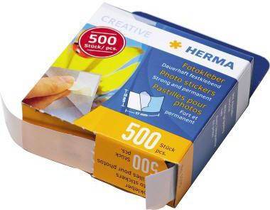 HERMA Klebepad 1070 12x17mm weiß 500 St./Pack.
