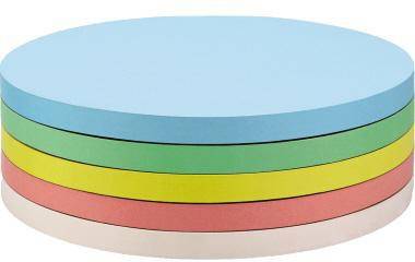 magnetoplan Moderationskarte 111151790 sk rd 140mm sort. 250St.