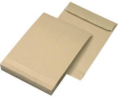 MAILmedia Faltentasche 30007071 B4 hk 40mm Falte br 100 St./Pack.