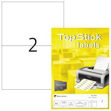 Etikett TopStick 8718 210x148 mm weiß 200 St./Pack.