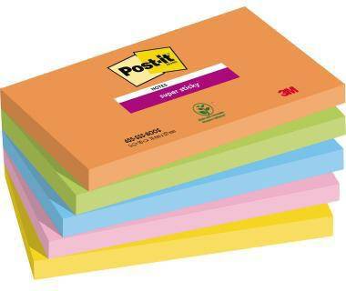 Post-it Haftnotiz 655-5SS-BOOS 127x76mm 90Blatt 5St.