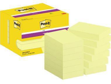Post-it Haftnotiz 656-12SSCY 73x47,6mm 90Bl gelb 12 St./Pack.