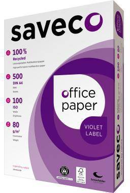 Saveco Kopierpapier Violet Label 100000005 A4 80g ISO 100 500Bl.