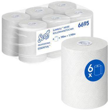 Scott Rollenhandtuch Essential 6695 1lagig 190m AIRFLEX ws 6 St./Pack.