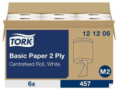 Tork Handtuchrolle M2 121206 160mx20cm 2lagig ws 6 Rl./Pack