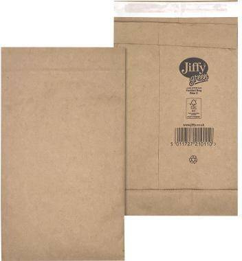 Jiffy Papierpolstertasche Nr. 0 30001310 br 200 St./Pa
