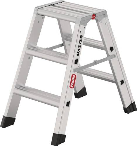 Stahlrohr-Tritt Master D80 Stufen 3 Plattform-H.700mm HAILO