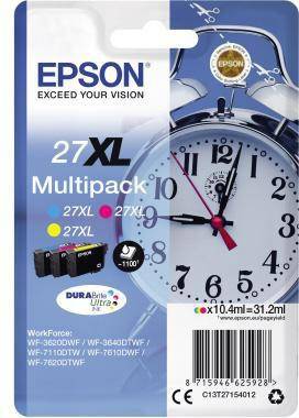 Epson Tintenpatrone C13T27154012 27XL c/m/y 3 St./Pack.