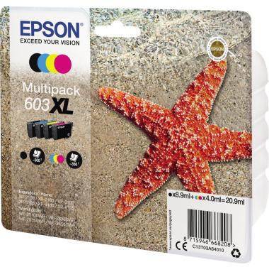Epson Tintenpatrone C13T03A64010 603XL sw/c/m/y 4 St./Pack.