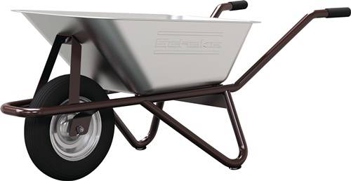 Schubkarre Geselle Typ 25 90l Luftrad 19,3kg m.Muldenstütze u.Luftrad SCHAKE