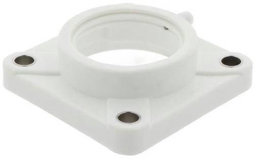 Flanschlagergehäuse TF204 -WHITE 47mm viereckig 1St./VE ZEN