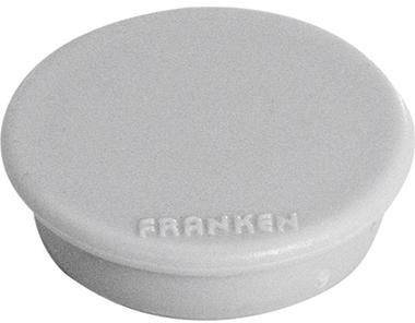 Franken Magnet HM20 12 rund 24mm grau 10 St./Pack.