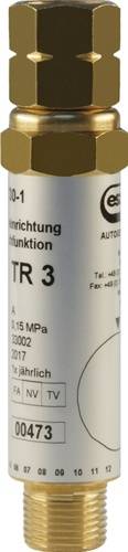Sicherheitseinrichtung f.Druckregler G1/4Zoll RH Sauerstoff 2-4131-111-131 ESZET