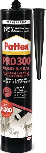 Montagekleber PRO300 BOND & SEAL transp.300g PATTEX