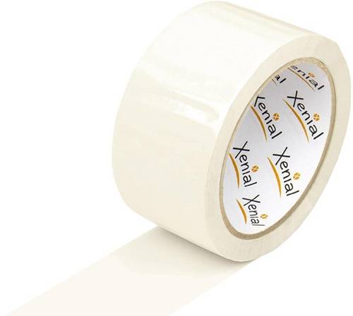 Klebeband Breite 50mm, Länge 66m, Stärke 63µ PP weiß EXTRA, leise abrollbar