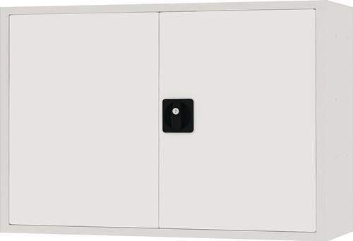 Hängeschrank H600xB900xT200mm Vollblechtür lichtgrau/lichtgrau