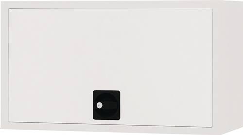 Hängeschrank H400xB700xT310mm Vollblechtür lichtgrau/lichtgrau
