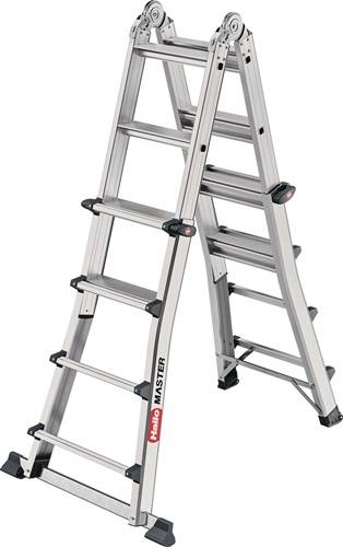 Vielzweckleiter Master M100 Alu.Sprossen 4x4 gekl.H270xB580xT270mm HAILO