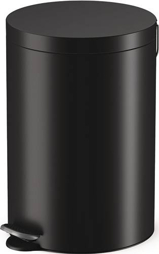 Tretabfallsammler Selekta 20l D290xH435mm Stahlbl.schwarz HAILO