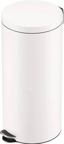 Tretabfallsammler Selekta 30l D290xH640mm Stahlbl.weiß HAILO