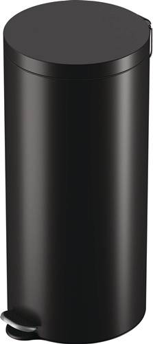 Tretabfallsammler Selekta 30l D290xH640mm Stahlbl.schwarz HAILO