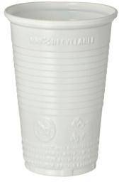 PAPSTAR Trinkbecher 16117 PP 0,2L weiß 100 St./Pack.