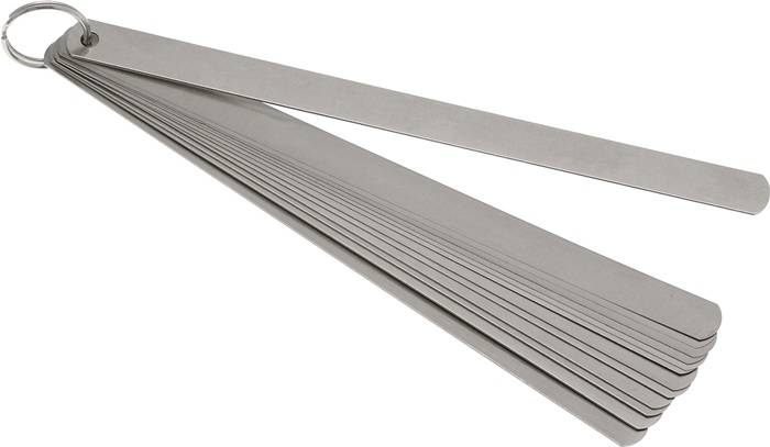 TECWERK Fühlerlehre Blattstärke 0,05-0,5 mm Stahl