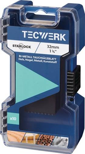 Tauchsägeblätter B.32mm Eintauch-T.40mm 10 St.Starlock TECWERK