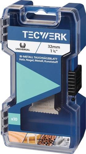 Tauchsägeblätter B.32mm Eintauch-T.51mm 10 St.Univ.TECWERK