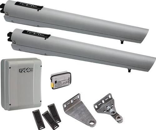 Drehtorantrieb Handy-Kit 24V 2-flüglig Flügel-B.max.230cm Ges-Hub 350 bzw.390mm