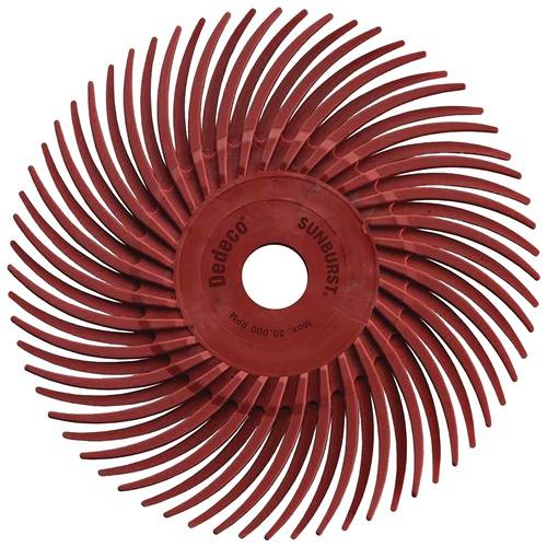 Radialbürstenscheibe PREMIUM SUNBURST D.9,53mm K.220 braun TYROLIT