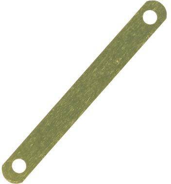 ELBA Deckleiste 100420792 11x95mm Metall messing 100St.