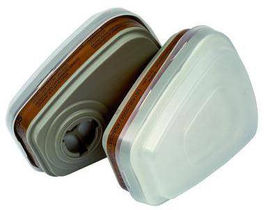 3M Atemfilter 6002CR2018 für Halbmaske 2 St./Pack.