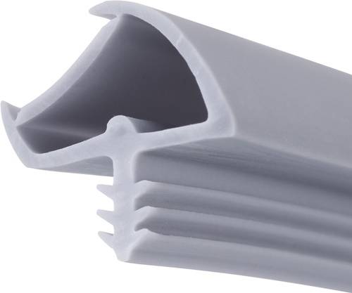 Zimmertürdichtung ADTP-427-CC Nut 2,8-3,2mm 12mm grau m.Antidehnungsfaden L.5m