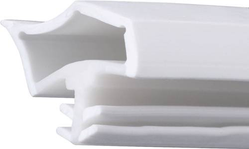 Zimmertürdichtung ADTP-433-2K Nut 4mm 12mm weiß m.2 Komponenten Pro L.5m GFA