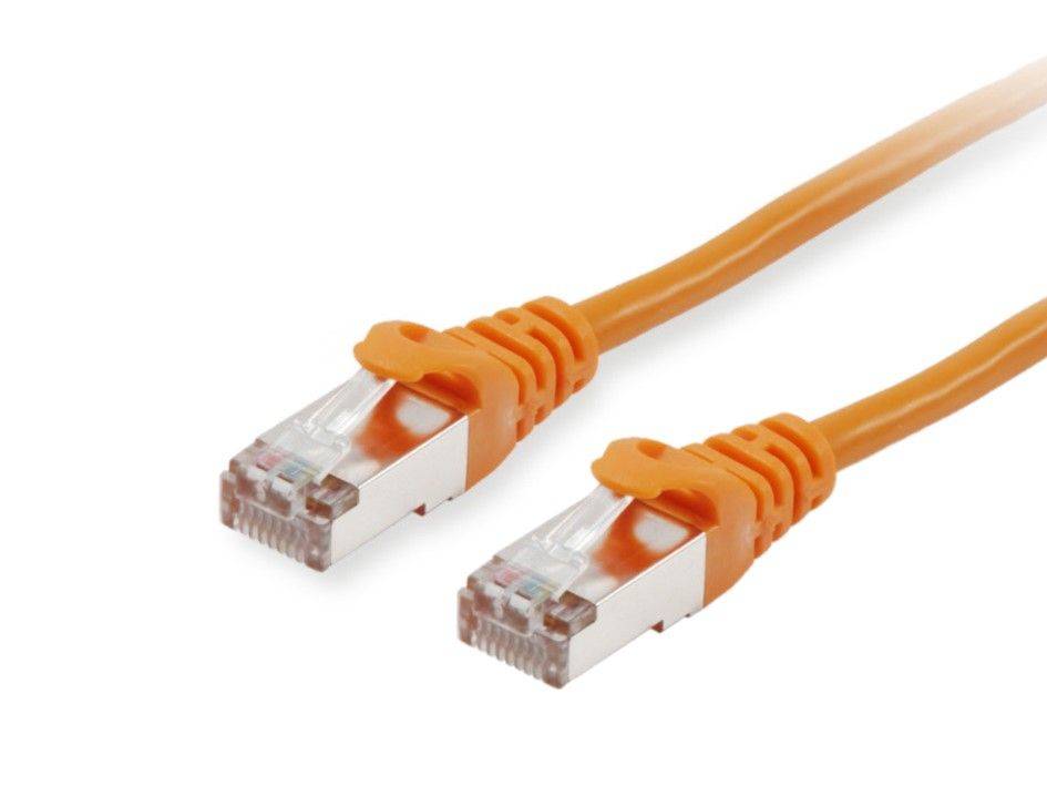 Equip 615571 Equip Patchkabel Cat6 S/FTP 2xRJ45 0.15m orange LSZH Polybeutel