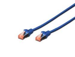 DIGITUS DK-1644-030/B Patchkabel, Kat. 6, S/FTP, 3,0 m, blau