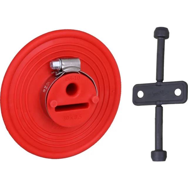 DEHN Druckwasserdichte Dichtmanschette für Rund- und Flachleiter D8-10mm / 30x3,5mm, 1 Stk.
