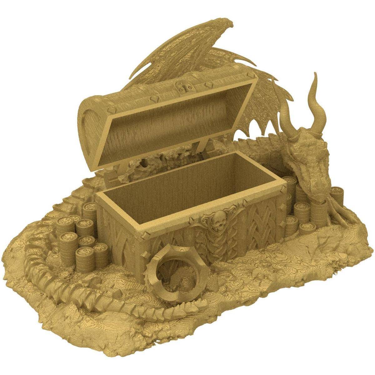 FH6165 - Fates End Dice Jail: Dragon Hoard, gold