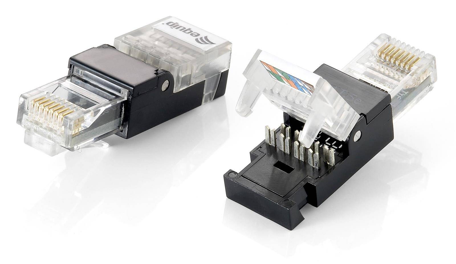 Equip 121165 Steckverbinder Equip RJ45 Cat6 2Stk ungeschirmt werkzeuglos