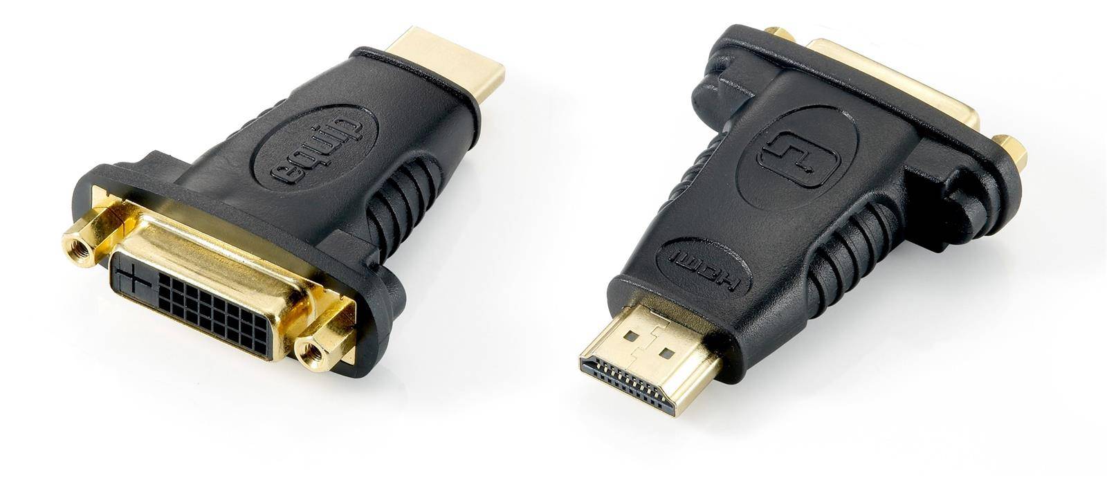 Equip 118909 HDMI Adapter Equip Typ A -> DVI(24+1) St/Bu