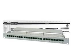DIGITUS 19" Patch Panel Kat.6, Klasse E, 24 x RJ45, 1 HE