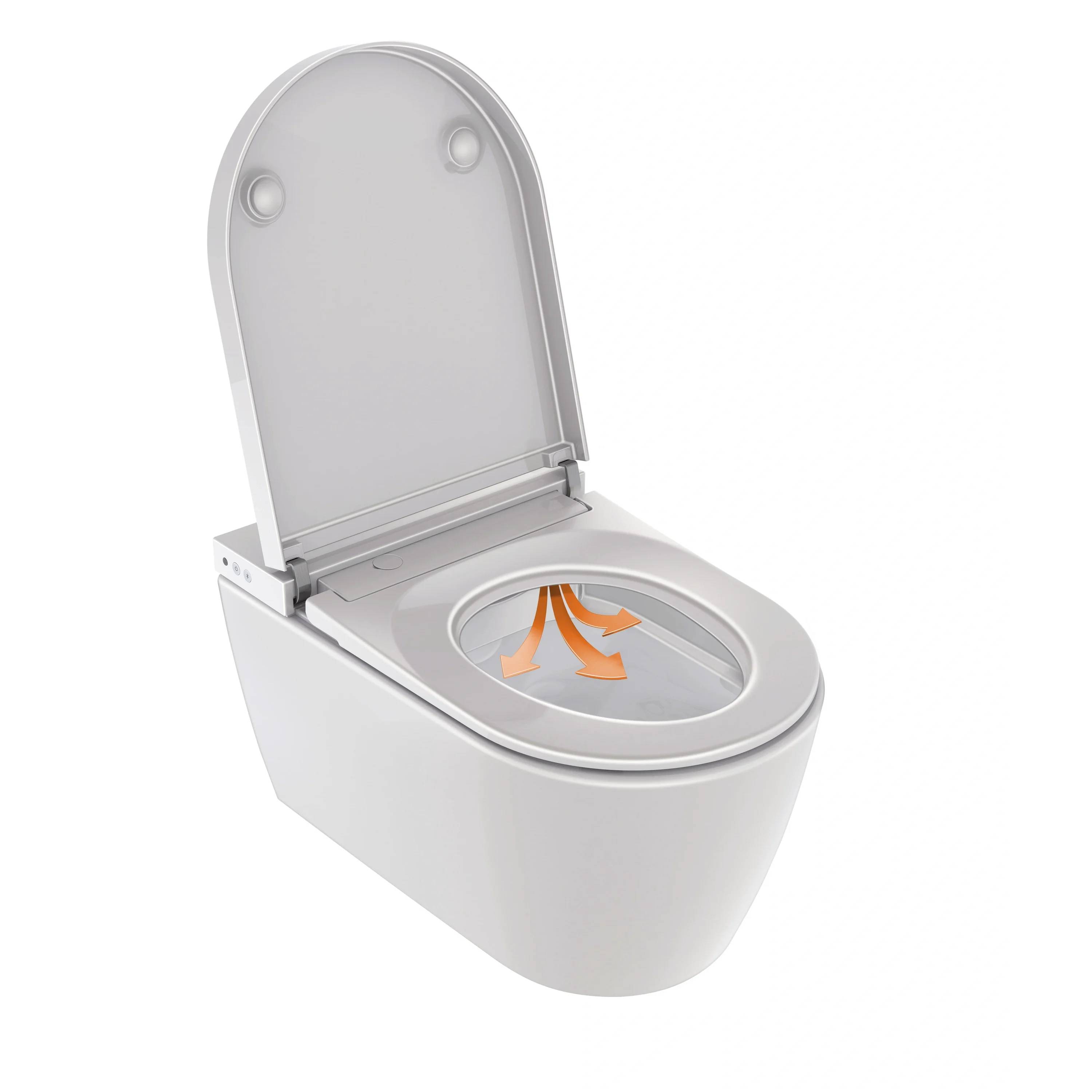 Duravit Dusch-WC Pro, SensoWash, 378x575x405, TS, Rimless, wandhängend, weiß, 1 Stk.