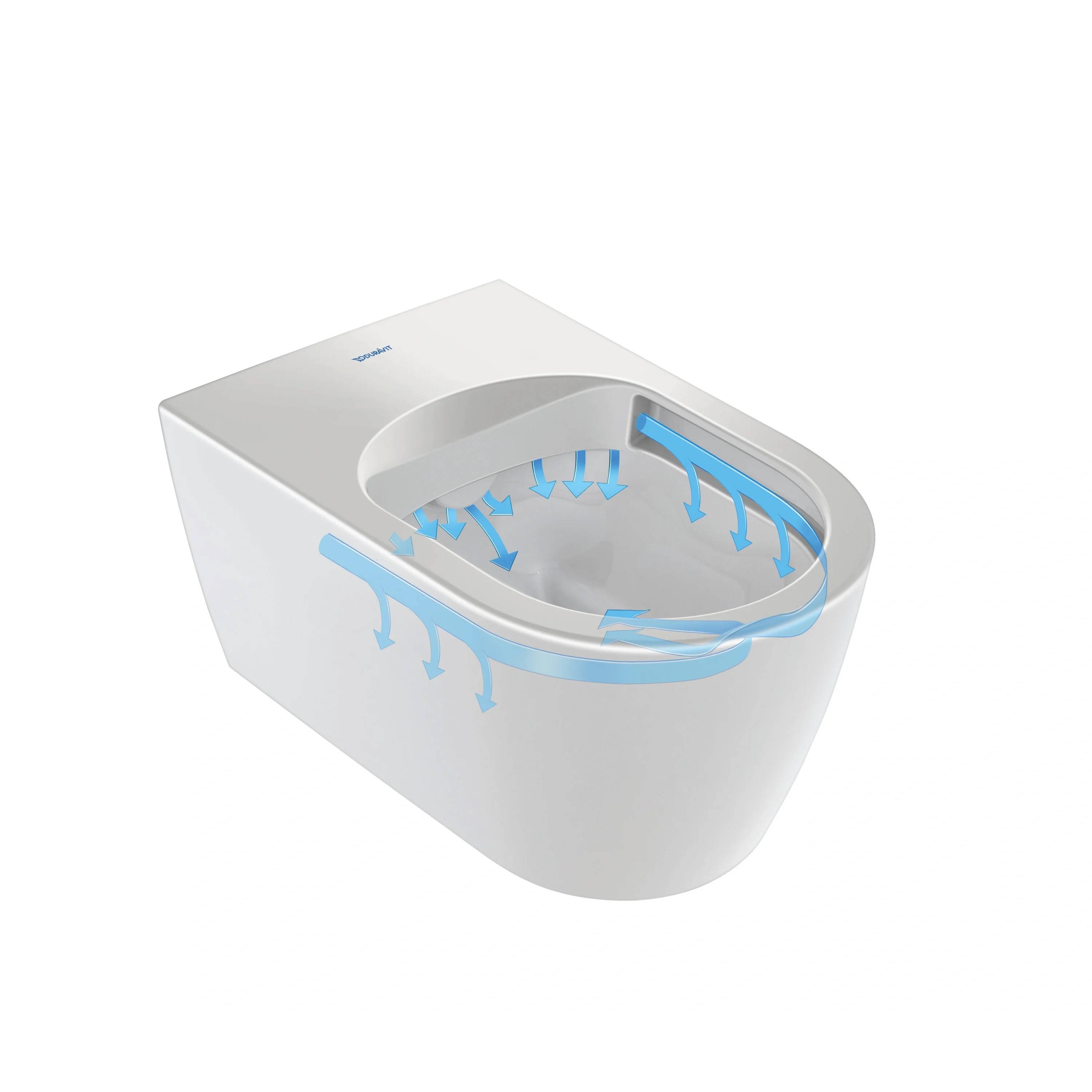 Duravit Dusch-WC Pro, SensoWash, 378x575x405, TS, Rimless, wandhängend, weiß, 1 Stk.