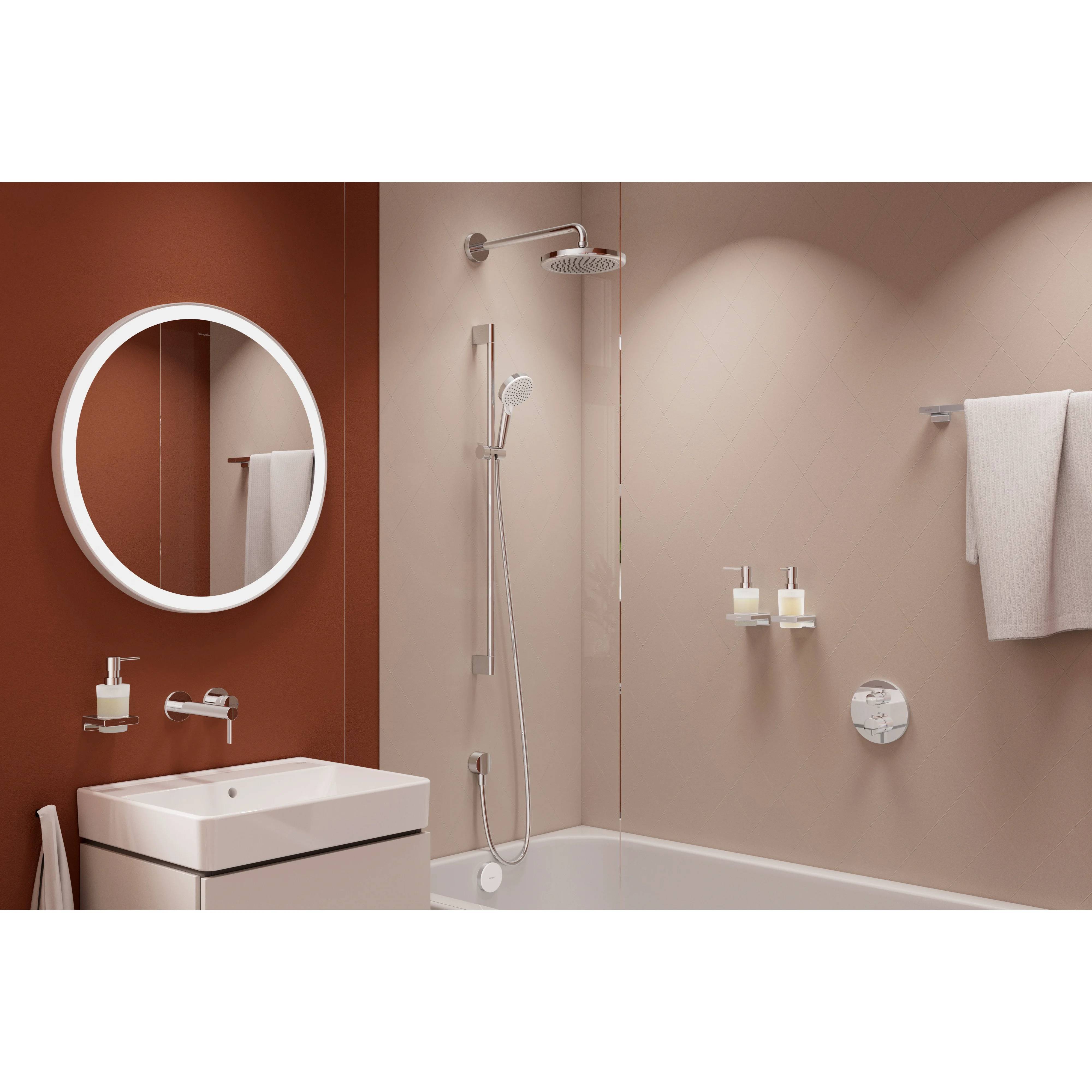 hansgrohe Ab- und Überlaufgarnitur für Badewannen, Tubset, Universal-Grundkörper, 1 Stk.