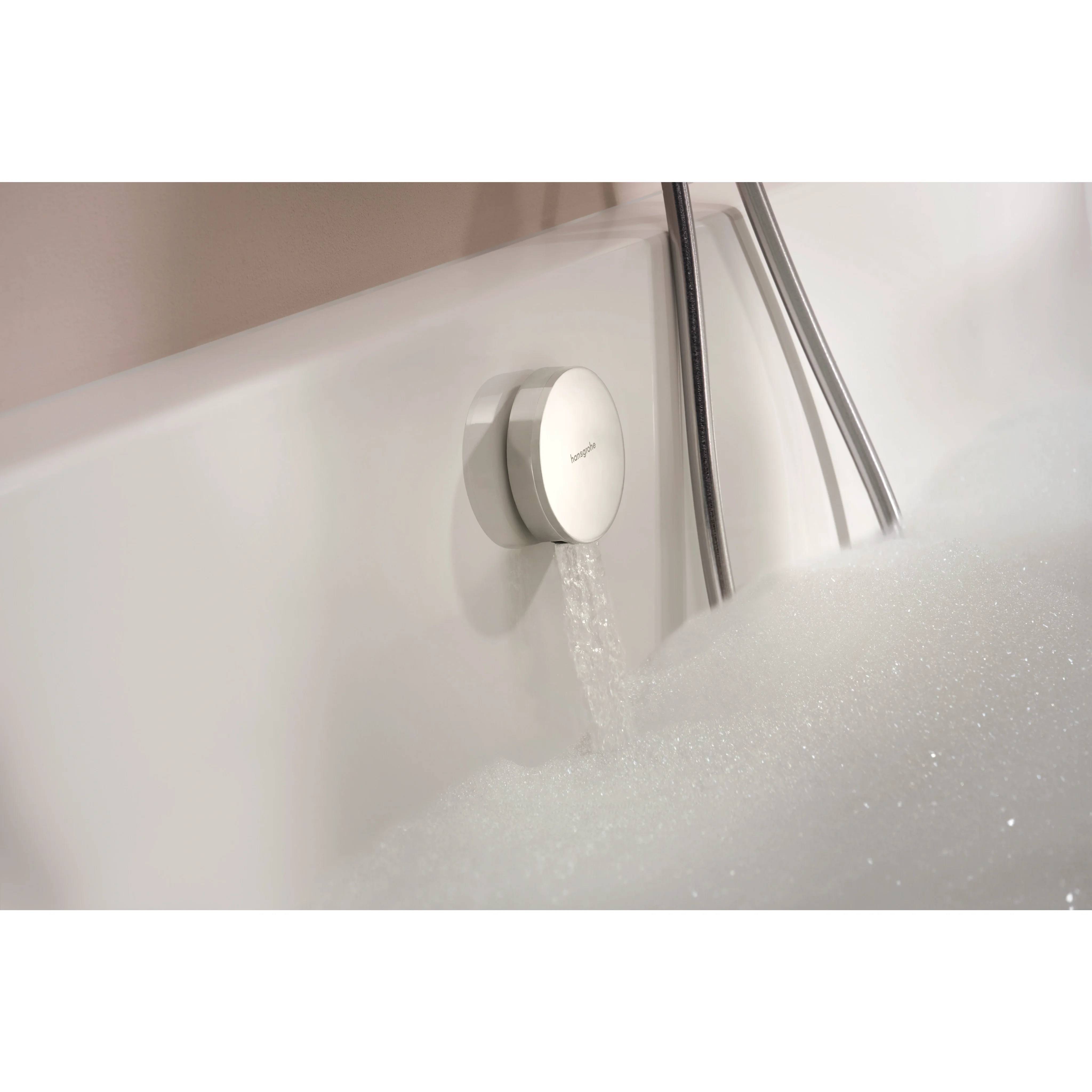 hansgrohe Wanneneinlauf, Ablauf- und Überlaufgarnitur, Fertigset, chrom, 1 Stk.