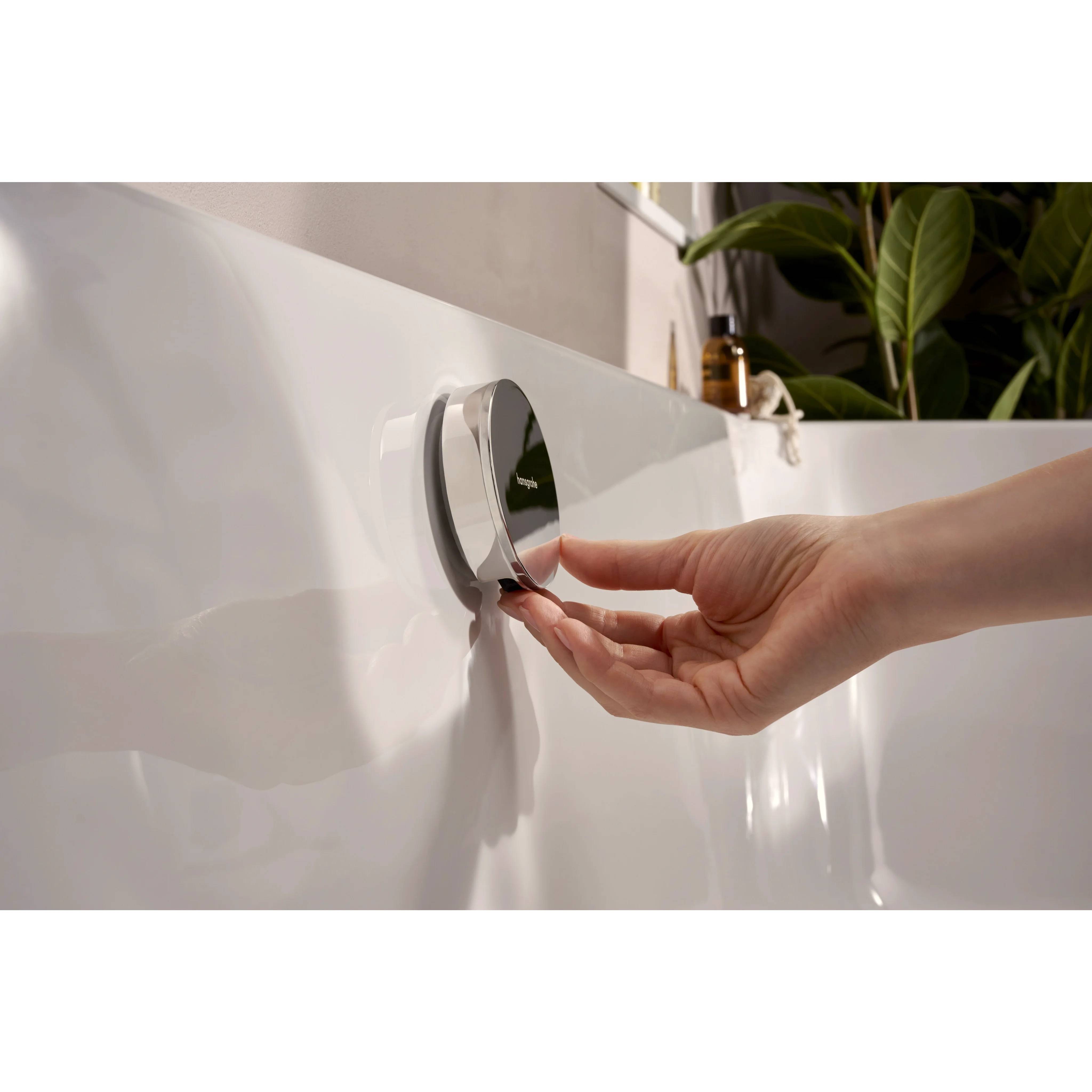 hansgrohe Wanneneinlauf, Ablauf- und Überlaufgarnitur, Fertigset, chrom, 1 Stk.